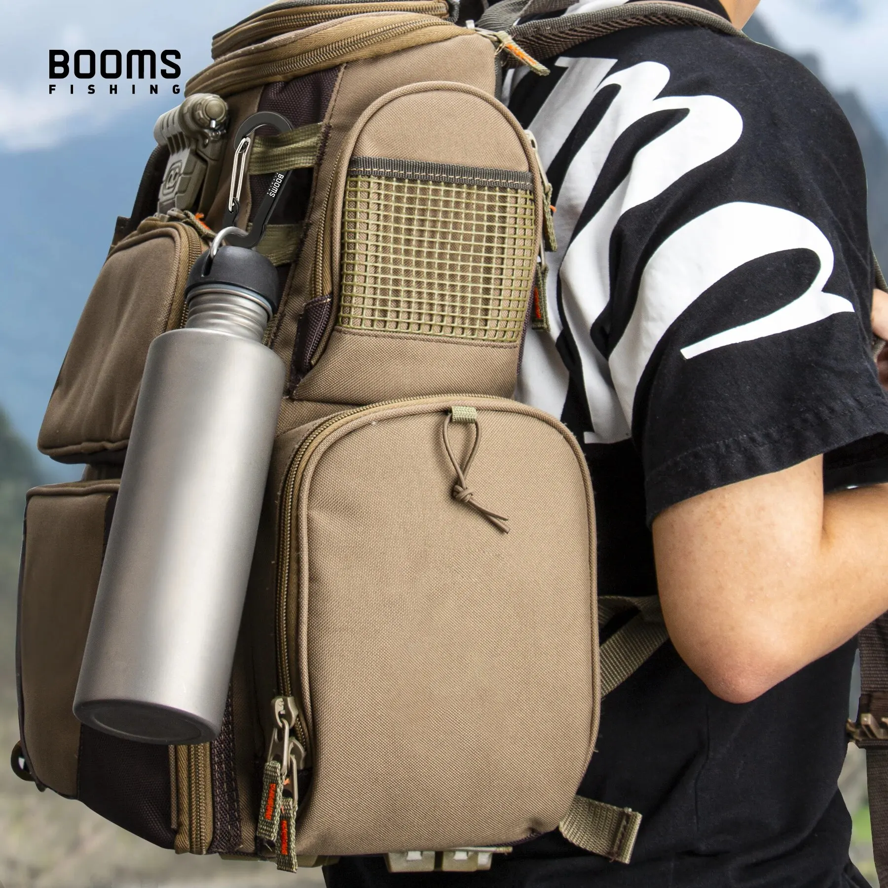 Booms Fishing CC5 10 Uds anillo en D mosquetón de aluminio Aalloy Clip grande al aire libre gancho de viaje hebilla mosquetón equipo de escalada de campamento - imagen 5