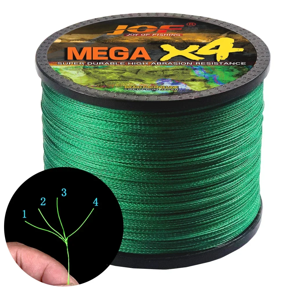 Línea de Pesca trenzada de 4/8/16 hebras, 300M, superfuerte, PE, multifilamento, accesorios para Pesca de carpa, agua salada, 10lb-200lb - imagen 5