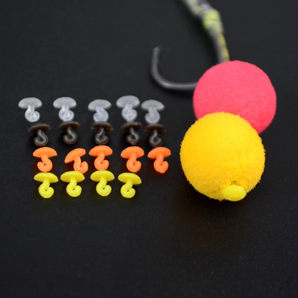 Aparejos de pesca de carpa, Boilie para cebo, mancuerna, extensor de aparejos de pelo, accesorios de pesca AH165, 10 unidades - imagen 5