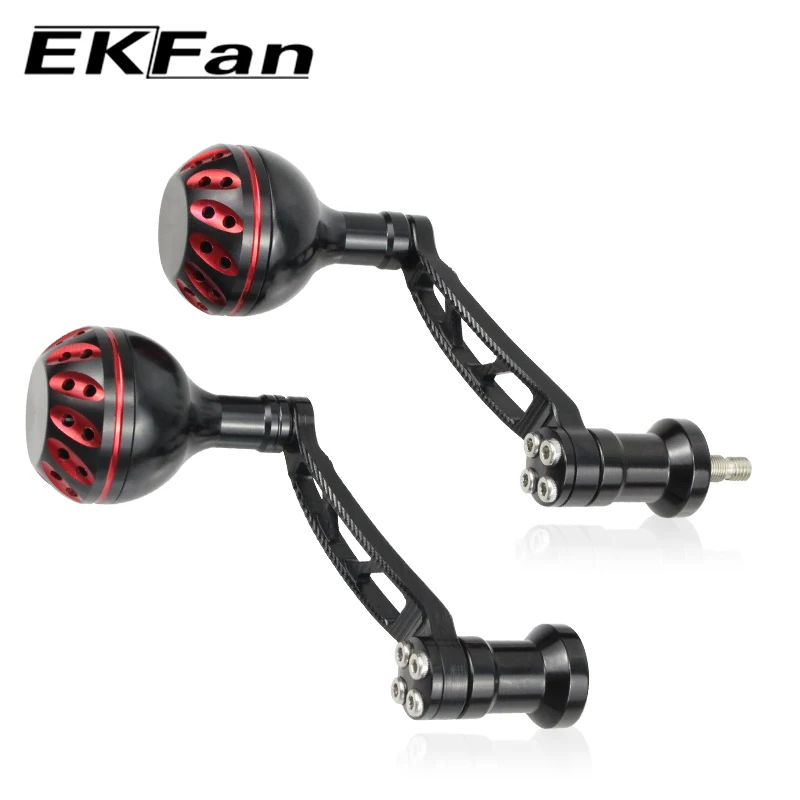 Ekfan CNC 63MM Procese mango de aleación de aluminio y piezas de perilla para carrete de pesca SHI y DAI carrete de pesca giratorio - imagen 4