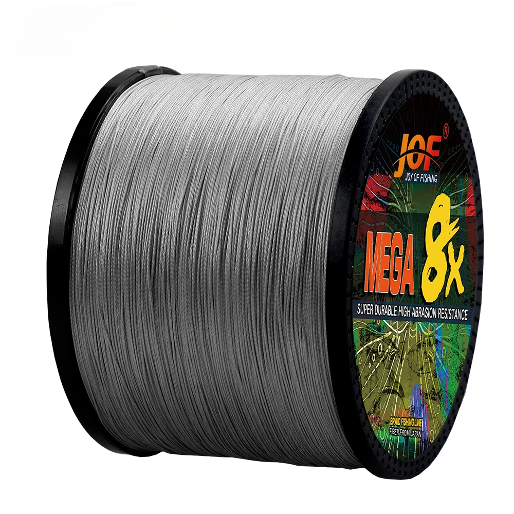 JOF-sedal trenzado de 8 hebras para pesca, multifilamento X8, PE, de alta calidad, para agua salada, suave y liso, 500M, 1000M, 18-78LB - imagen 4