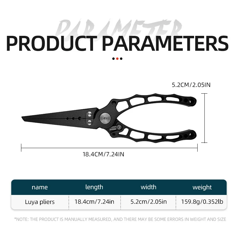 Alicates de señuelo multifuncionales para invitados, alicates de pesca de boca larga de acero inoxidable, cortador de anzuelos de anillo abierto, herramientas de aparejos de pesca - imagen 5