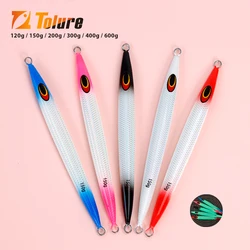 TOLU nuevo modelo 2025 plantilla de Metal de hundimiento rápido para agua salada señuelo de pesca de aguas profundas tamaños 120g a 600g cebos de pesca aparejos de pesca