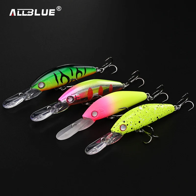 ALLBLUE NightFog Z Wobbler minnow hundible – Largo alcance para roca - imagen 5