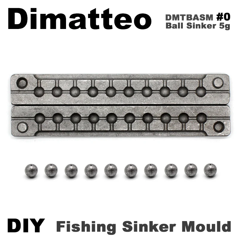 Dimatteo DIY Molde Plomo Bolas – Fabrica tus Plomadas - imagen 2
