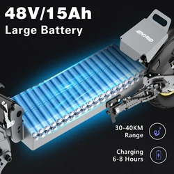 IENYRID iE-S1 Patinete eléctrico 800W – Batería 48V todoterreno