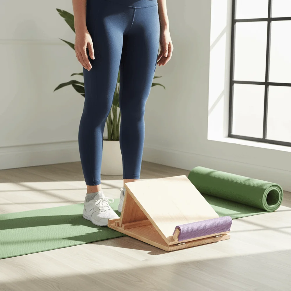 Placa de cordones plegable de madera maciza, Pedal corporal, Pedal de masaje de pies, Pedal de pie, Pedal inclinado de grado profesional - imagen 3