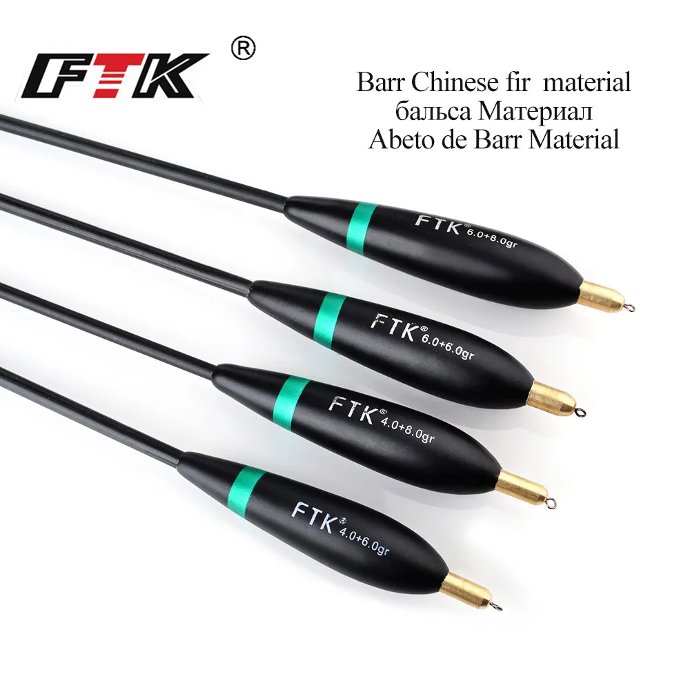 FTK 5 estilos Barguzinsky Fir Bobber flotador de pesca tamaño mixto 20 cm-26.5 cm cobre océano roca boya para aparejos de pesca de carpa - imagen 3
