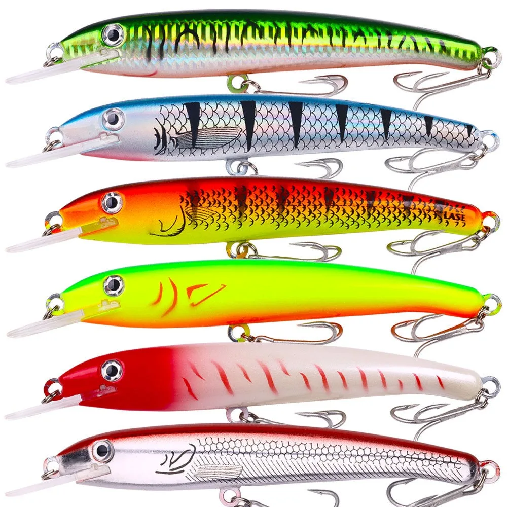 Minnow de buceo profundo 30g 44g Wahoo señuelo lubina agua salada barco de aguas profundas aparejos de pesca Shore Trolling láser Pro Crankbait Wobbler - imagen 5