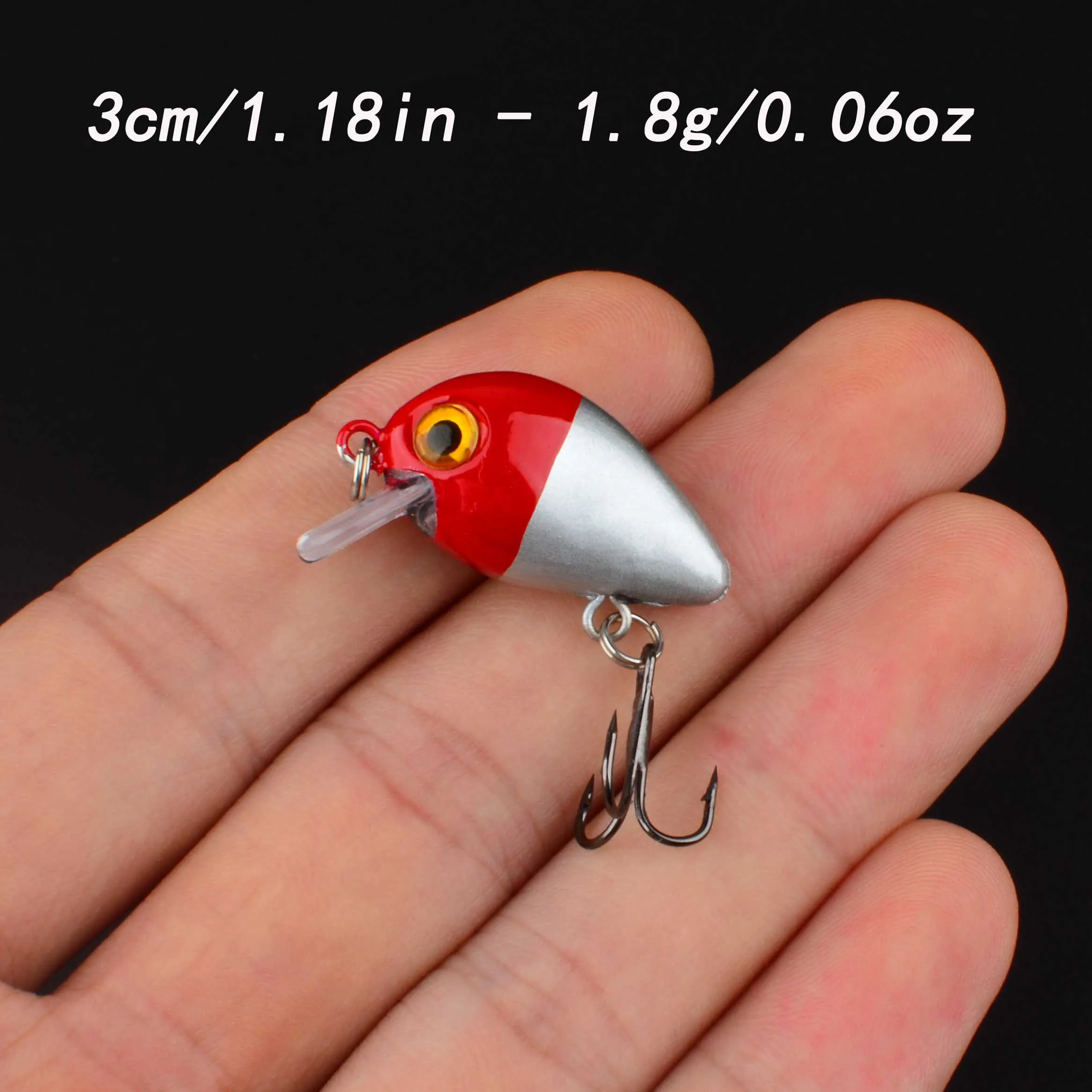 Crazy Wobbler Mini – Señuelo crankbait flotante para lubina - imagen 3