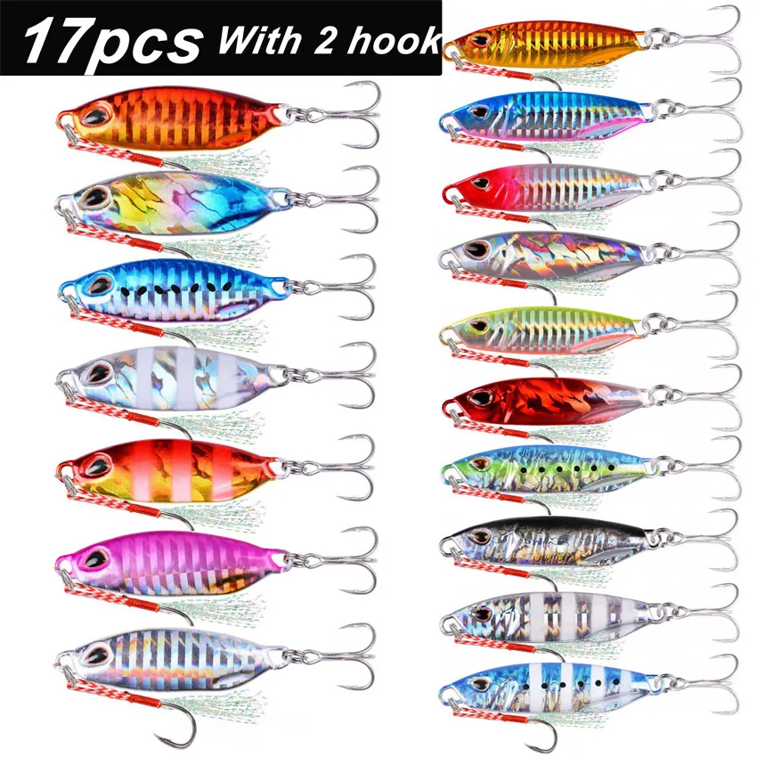 Cucharas Metálicas Jigging desde Orilla – 15g-50g