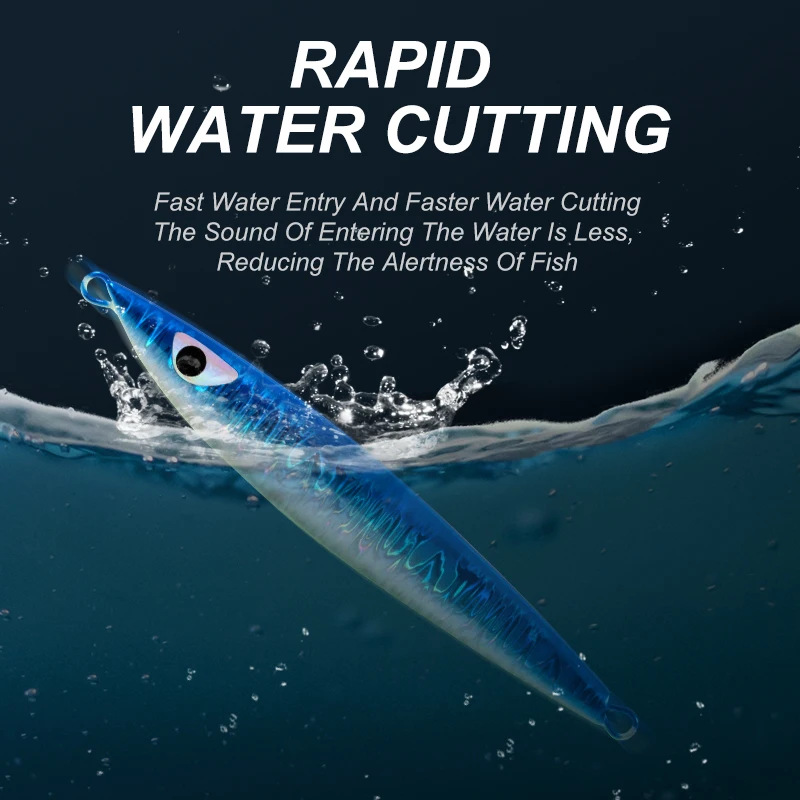 TEASER J60 100g 120g 150g de hundimiento lento Z4 Vertical duro Metal plantillas cebo lubina mar-bream pesca de agua salada señuelo de Jigging de Metal - imagen 5