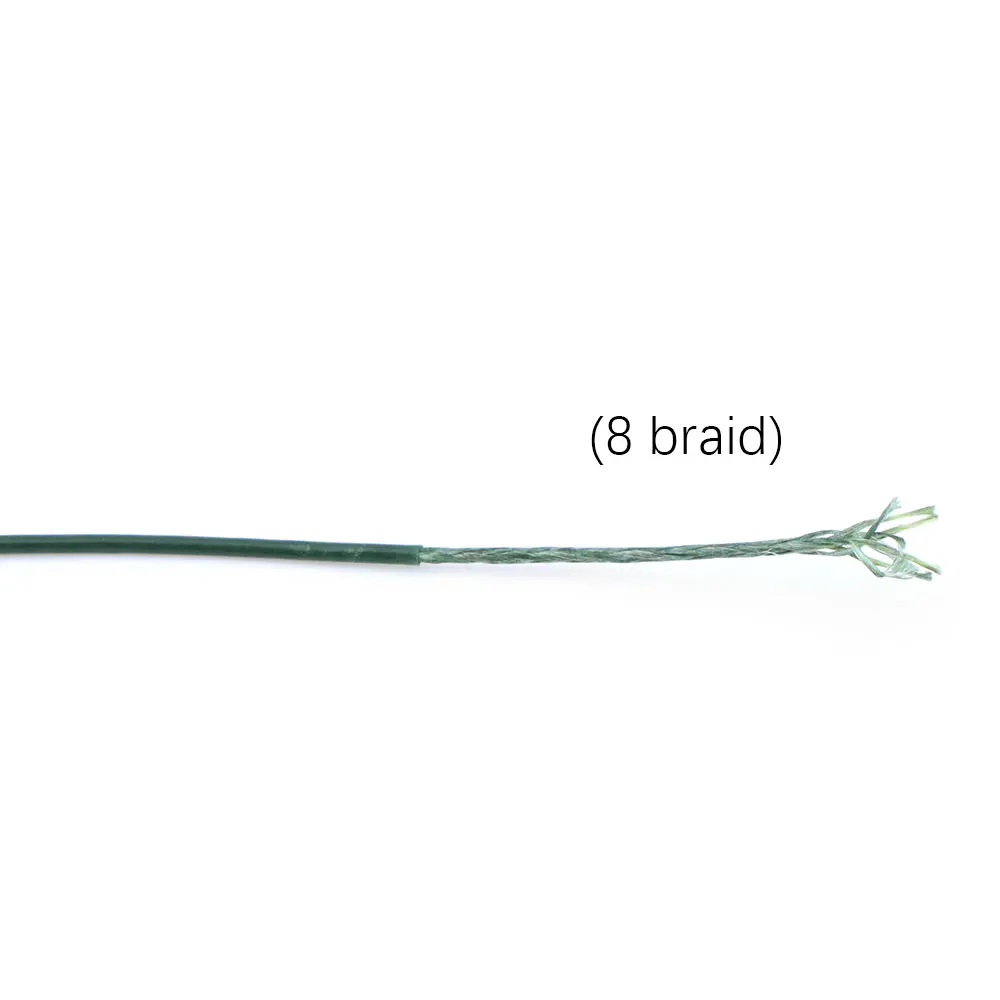 Línea de pesca de carpa de 10m, 8 hebras trenzadas recubiertas, línea trenzada suave para el cabello, accesorios de aparejo de carpa, aparejos de 15LB/25LB/35LB - imagen 3