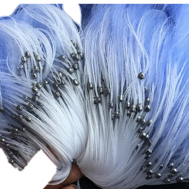 Red De Pesca De nailon azul, monofilamento De línea suave, red De enmalle De fregadero pegajoso, profundidad De 1,3 m, longitud De 45m-95m, POUI COME DREAM - imagen 5