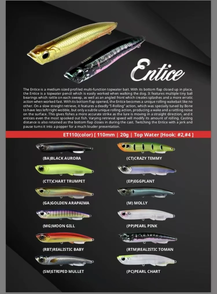 BONE Bones nuevo sistema de agua de dragón cebo de señuelo multifuncional 110mm20g señuelo de lubina de tiro Ultra largo - imagen 4