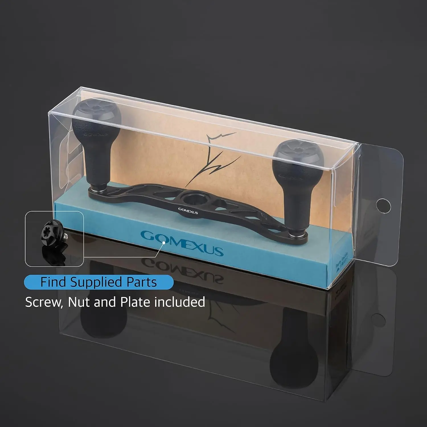 Manija de alimentación GOMEXUS para Penn Squall Star, palanca de arrastre, palanca de arrastre de viento Fathom Star, palanca de arrastre de viento