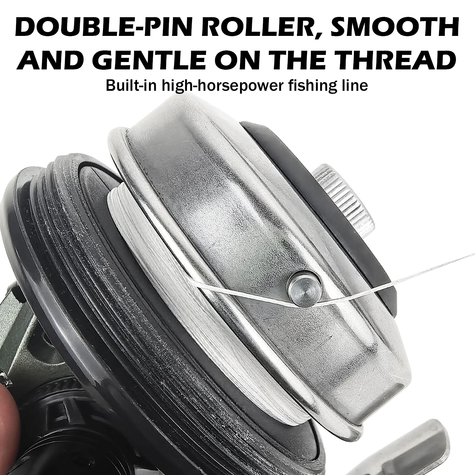 Carrete Baitcasting metálico CNC FREE FISHER, giratorio - imagen 5