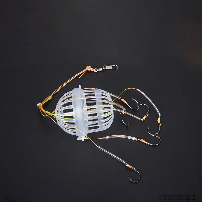 Kit de aparejos para carpa con jaula, cesta y alimentador - imagen 3