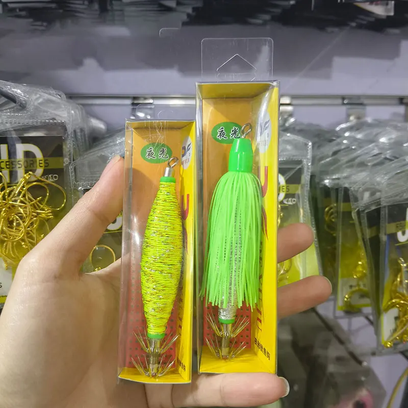 Señuelos marinos de vinilo – Calamar y Camarón artificial - imagen 5