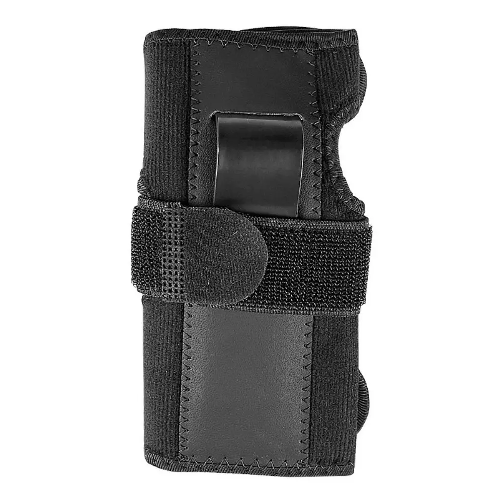 Nuevo Muñequera ajustable con correa elástica, protector de muñeca de Color negro, soporte de muñeca de presurización Triple transpirable de poliéster - imagen 3