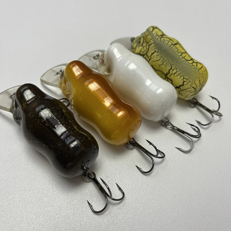 Señuelo de pesca de orangután, superficie superior del agua, cebo Artificial, Wobblers, Crankbait flotante de plástico para equipo de perca de lubina, 64mm, 14g - imagen 3
