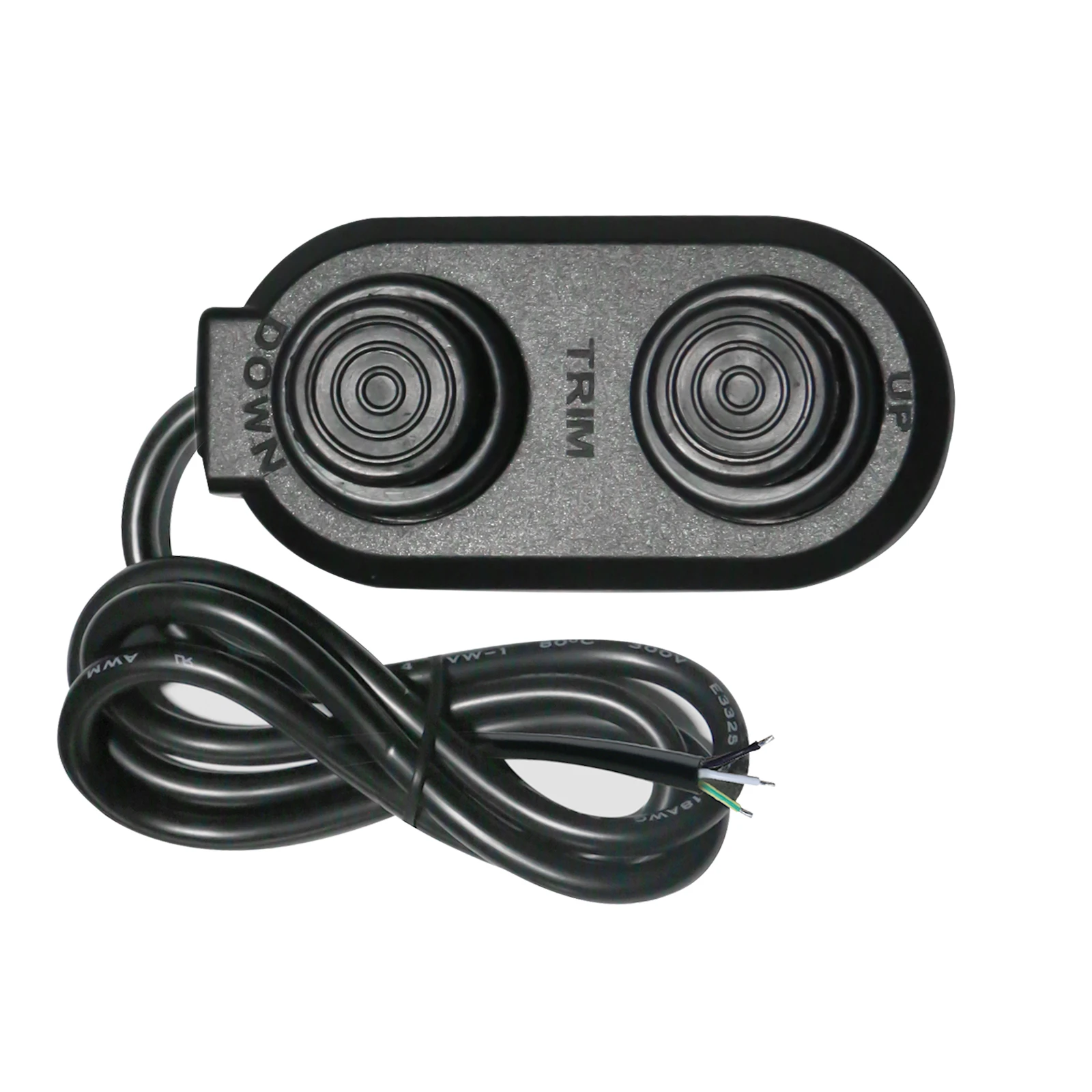 1 uds/2 uds interruptor de Control de ajuste de popa de barco negro nominal a 8A interruptor de ajuste de inclinación