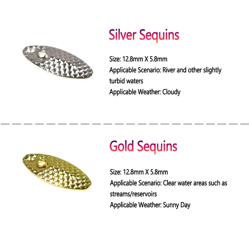 Bimoo-señuelo de pesca de 5 piezas, señuelo plano con vibración, lentejuelas, hormiga, casa, insectos, Ninfa - imagen 5