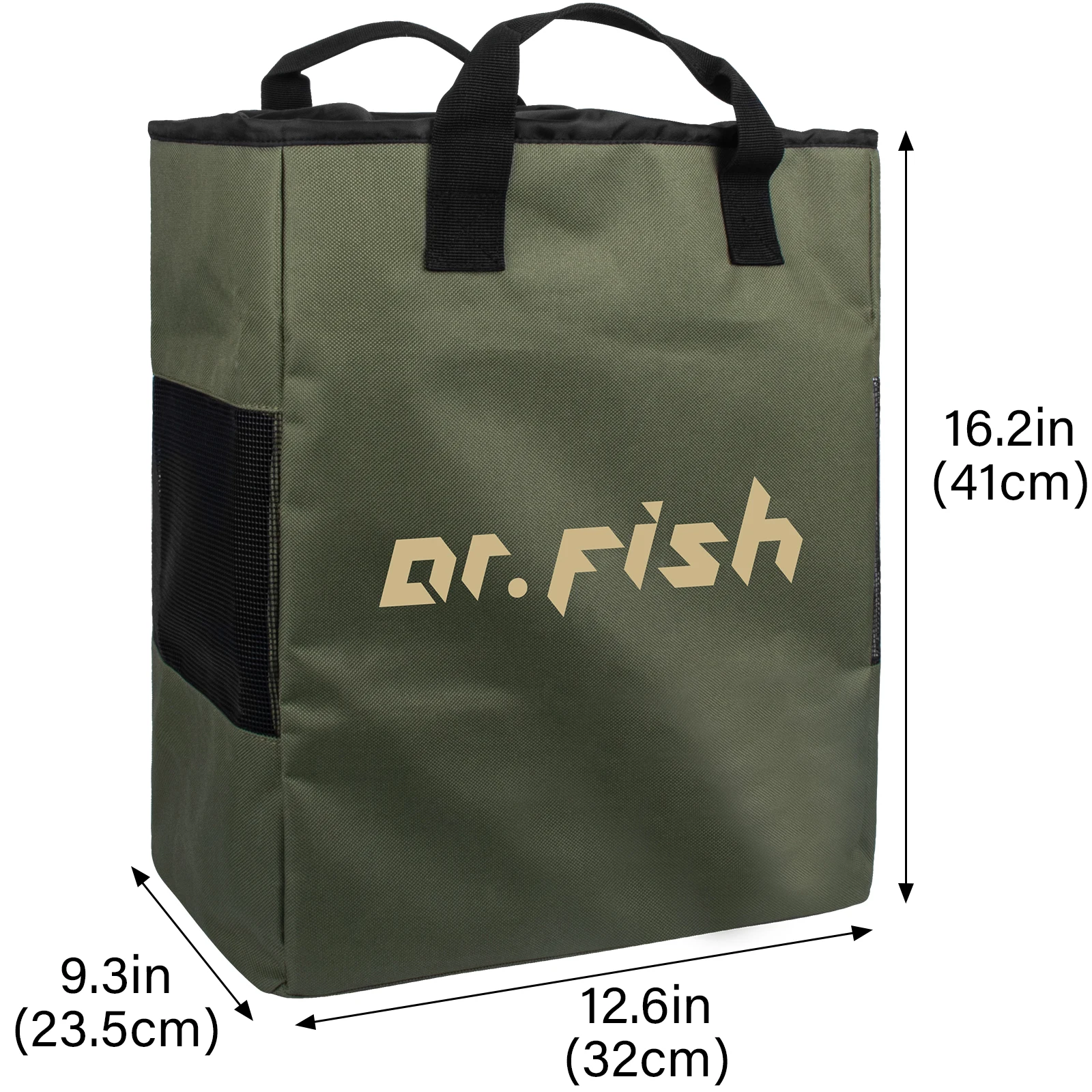 Dr.Fish Wader Bag Waterproof with Breathable Mesh Panels Waterproof Interior Storage for Waders Wellies Walking Boots Fishing - imagen 2