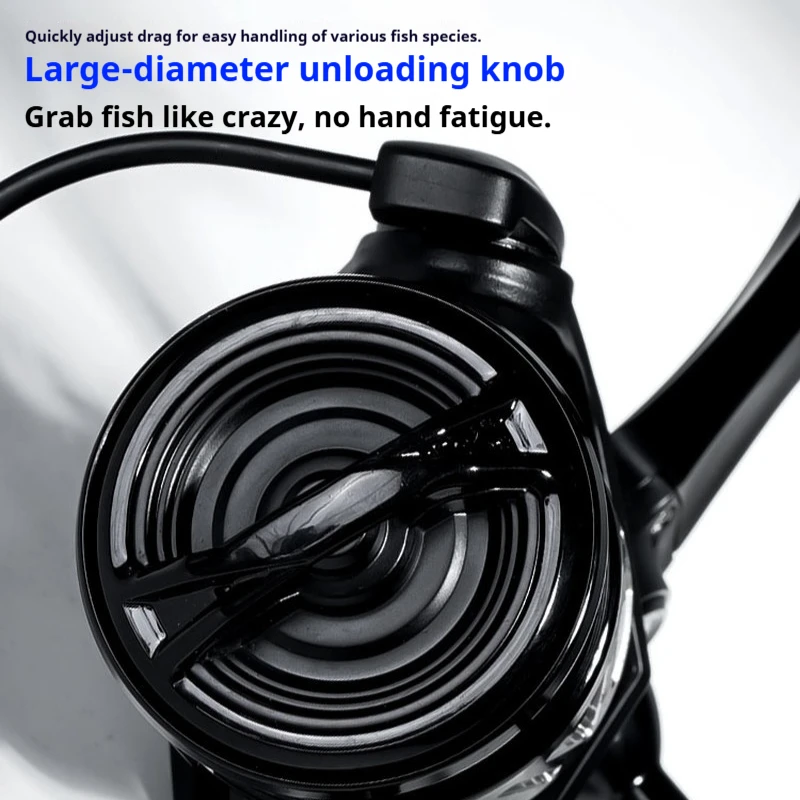 Jiyu Blackbird 5,2 Carrete Spinning ligero 118g carbono freno - imagen 4