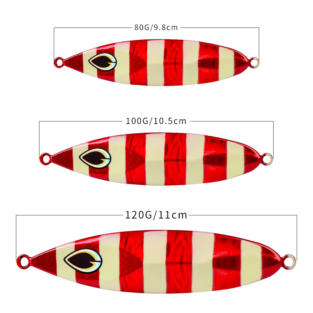 Metal Jig luminoso – Slow Pitch y Jigging Vertical para pesca de mar - imagen 4