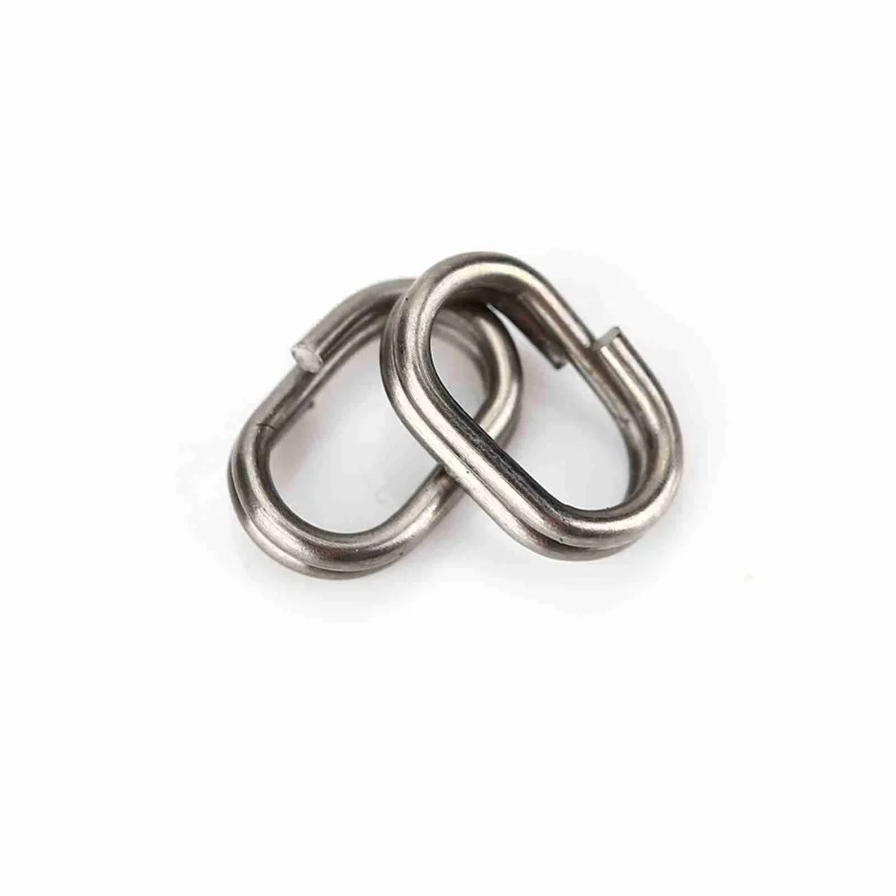 Anillo de pesca ovalado de acero inoxidable