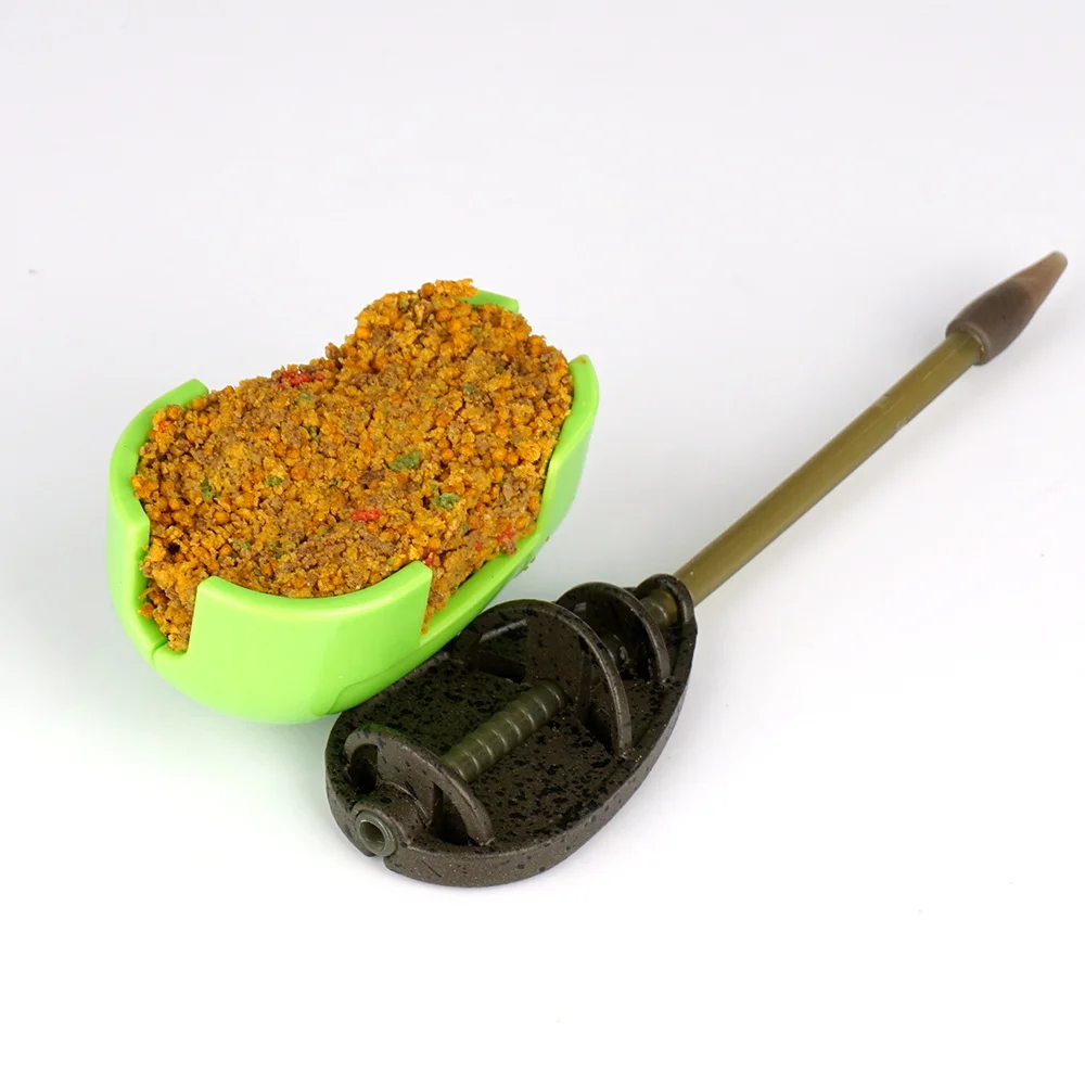 Hirisi-Molde alimentador de cambio rápido para pesca de carpa, herramienta de cebo, moldes de liberación rápida, accesorios de pesca, 2 uds. - imagen 2