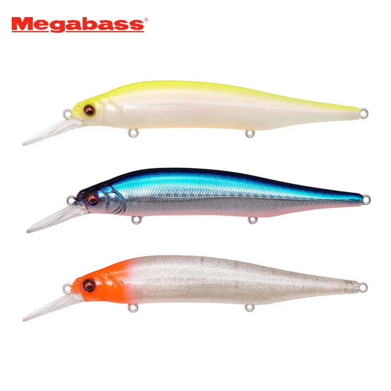 Megabass-Señuelos de Pesca X-80 MAGNUM + 1, cebo de lubina de larga distancia, 115mm, 18G, profundidad máxima de 2,8 M, #6, 3 piezas - imagen 5