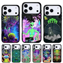 Funda iPhone Diseño Psicodélico Alienígena – Carcasa Trasera