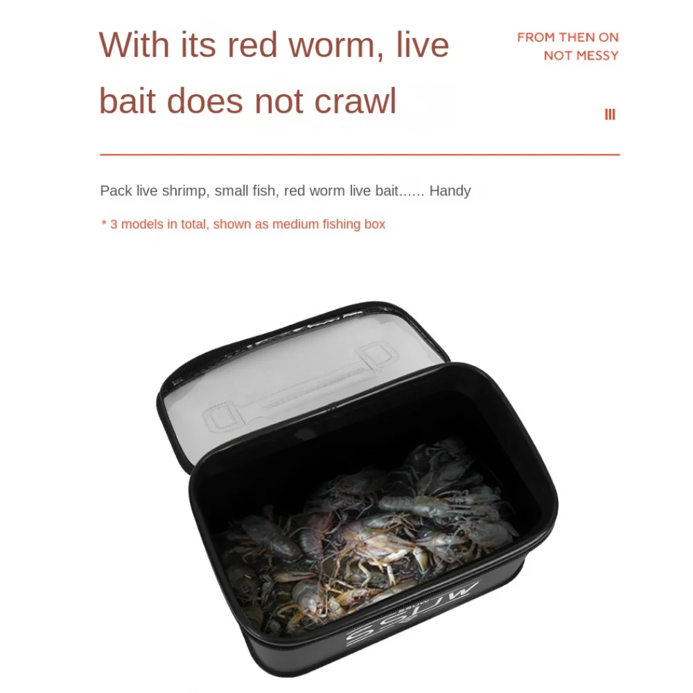 Nuevo S M L EVA cubo para peces vivos asas de transporte transpirables cubo de pesca portátil plegable tanque de agua al aire libre viaje - imagen 2