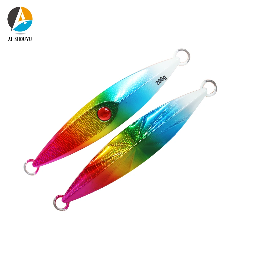Cuchara slow jigging AI-SHOUYU Matel – Señuelo de plomo para lubina - imagen 2