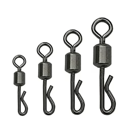 Giratorios con rodamiento en forma de Q para pesca de carpa
