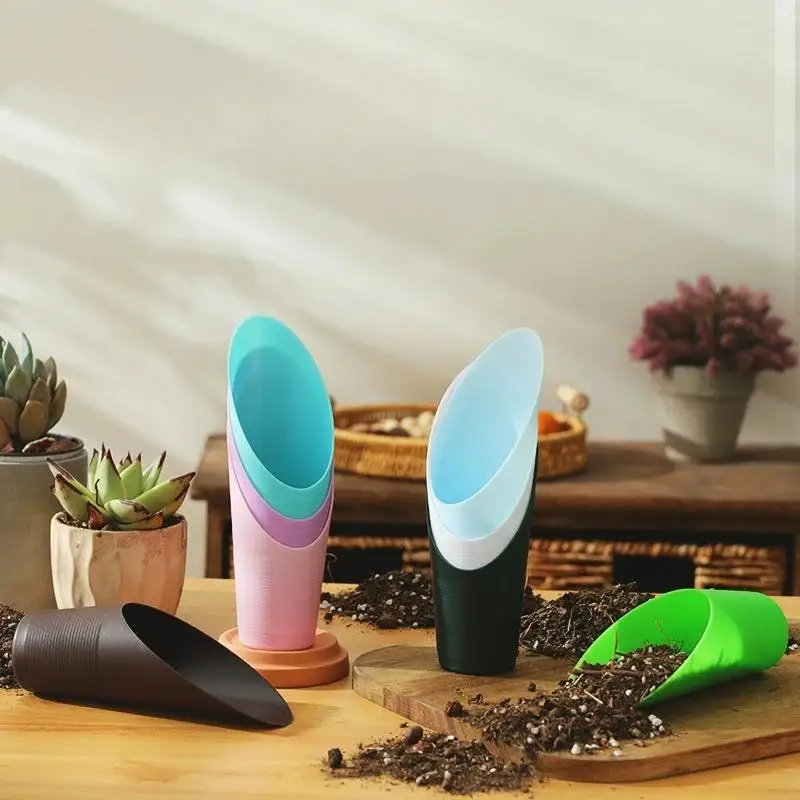 Herramienta pala plástica con cubo para semillas suculentas - imagen 4
