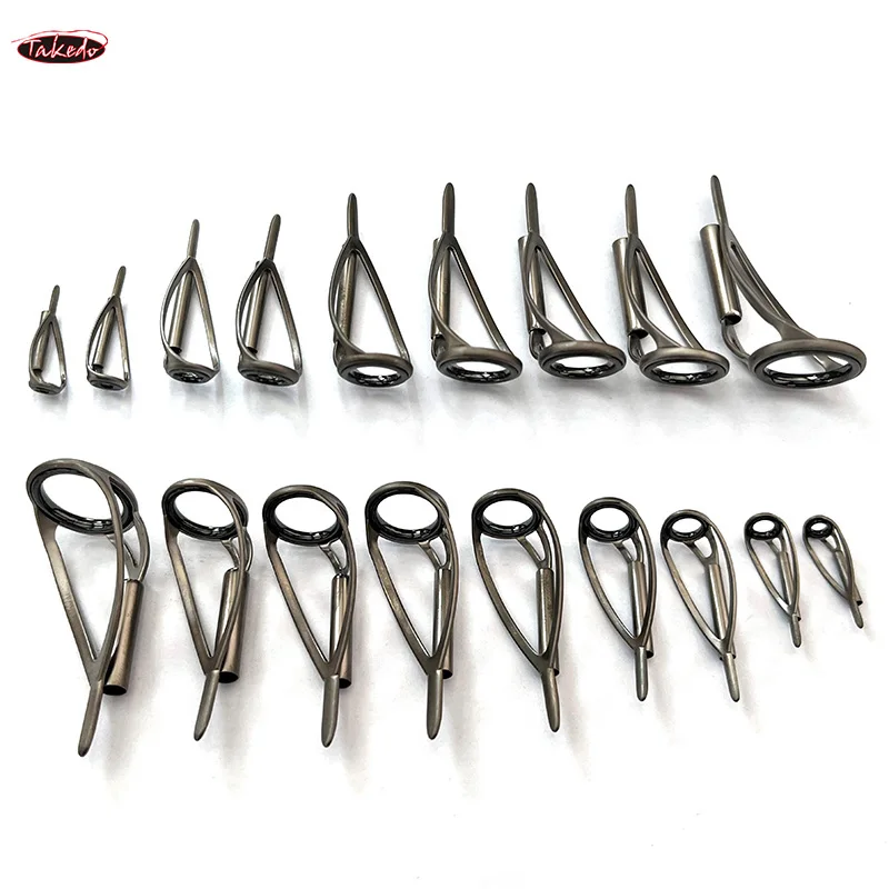 TAKEDO TN99 TUCRLST guías de punta de pesca construcción guías de caña de pescar anillo Kit de reparación de agua salada para accesorios de repuesto de pesca - imagen 4