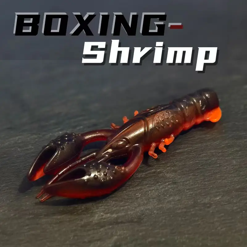 HAIMALUO-señuelo suave TPE para langosta, 65mm, 3,6g, martillo, cebo para camarones, cangrejos, gusanos, sábalo, langosta, Señuelos de Pesca - imagen 3