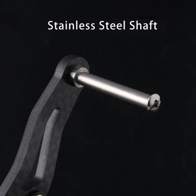 Kawa-mango de carrete de pesca de fibra de carbono, longitud completa de 105-90mm, tamaño de agujero de 8*5/7*4mm, grosor de 3mm, accesorio de carrete DIY - imagen 5