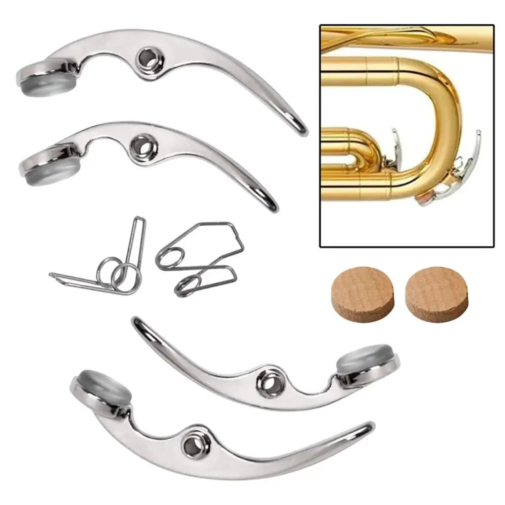 Juego de llave de válvula de drenaje de valor de agua para trompeta, accesorio portátil, piezas de repuesto, Kits de reparación para instrumentos de latón, 1 Juego - imagen 2