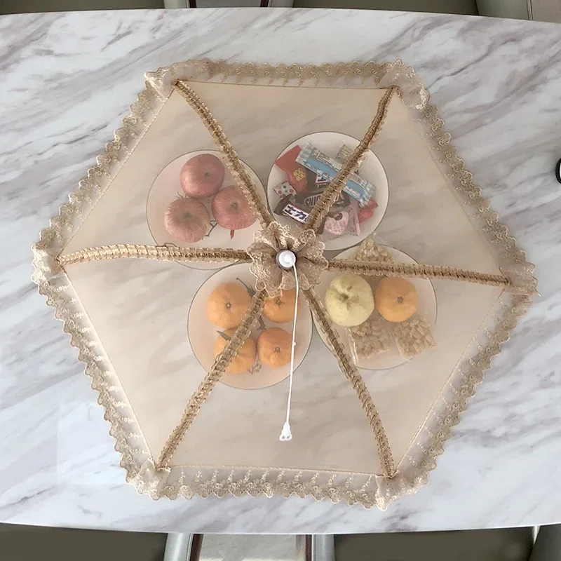 Nueva tienda plegable con cubierta de malla para alimentos, mesa de comedor para el hogar, mostrador de cocina, paraguas antimosquitos para verduras, cubierta para alimentos a prueba de insectos - imagen 4