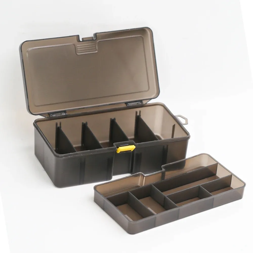 Caja de equipo de pesca de gran capacidad, accesorios de pesca, caja de almacenamiento de herramientas, gancho, cebo, caja de señuelos, organizador de suministros de pesca - imagen 2