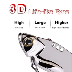 Señuelos metálicos proberos para lubina – Cucharas VIB y crankbaits