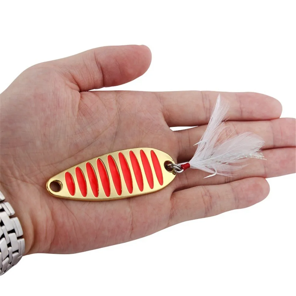 Cucharas metálicas Spinner con sonido para pesca de carpa - imagen 2