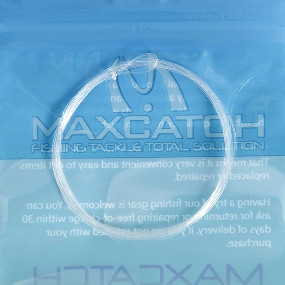 Línea de pesca con mosca de nailon 2024, línea de pesca transparente súper fuerte 0X-7X, línea líder de pesca de 9 pies - imagen 4