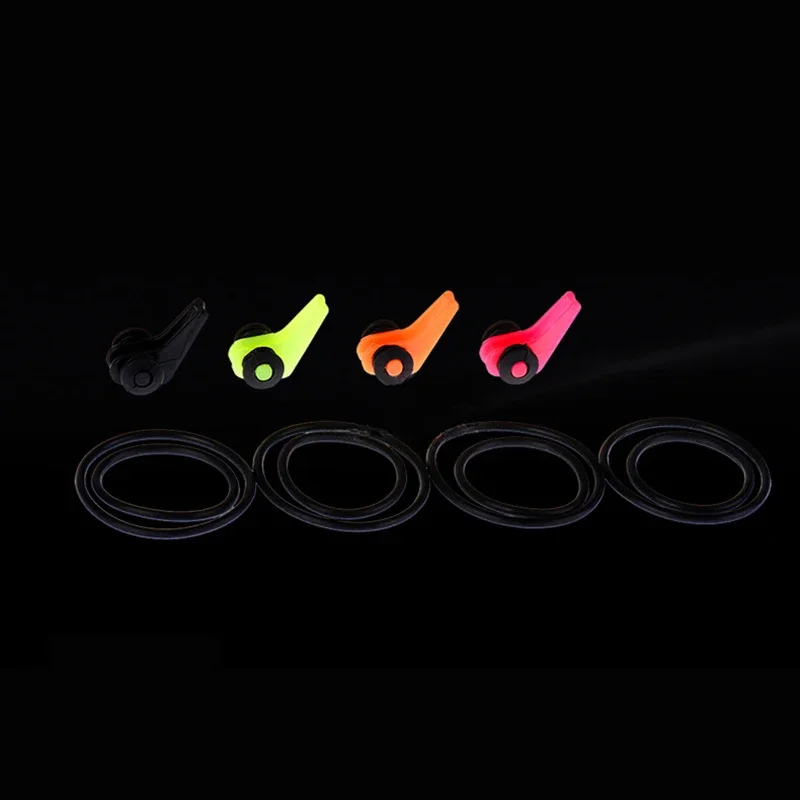 5 unids/lote de anzuelo de pesca de plástico, soporte seguro para señuelos, accesorios, anzuelos, mantenimiento seguro para caña de pescar, herramienta de fundición de cebo - imagen 3