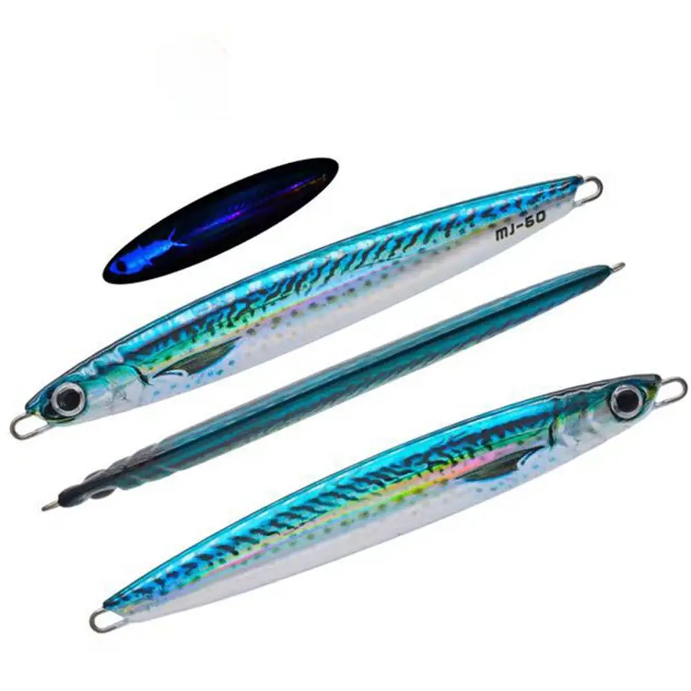 Cebo giratorio Minnow, 60g, 115mm, plantilla de caballa española, cebo de plomo de fundición, señuelo de Metal para pesca - imagen 3