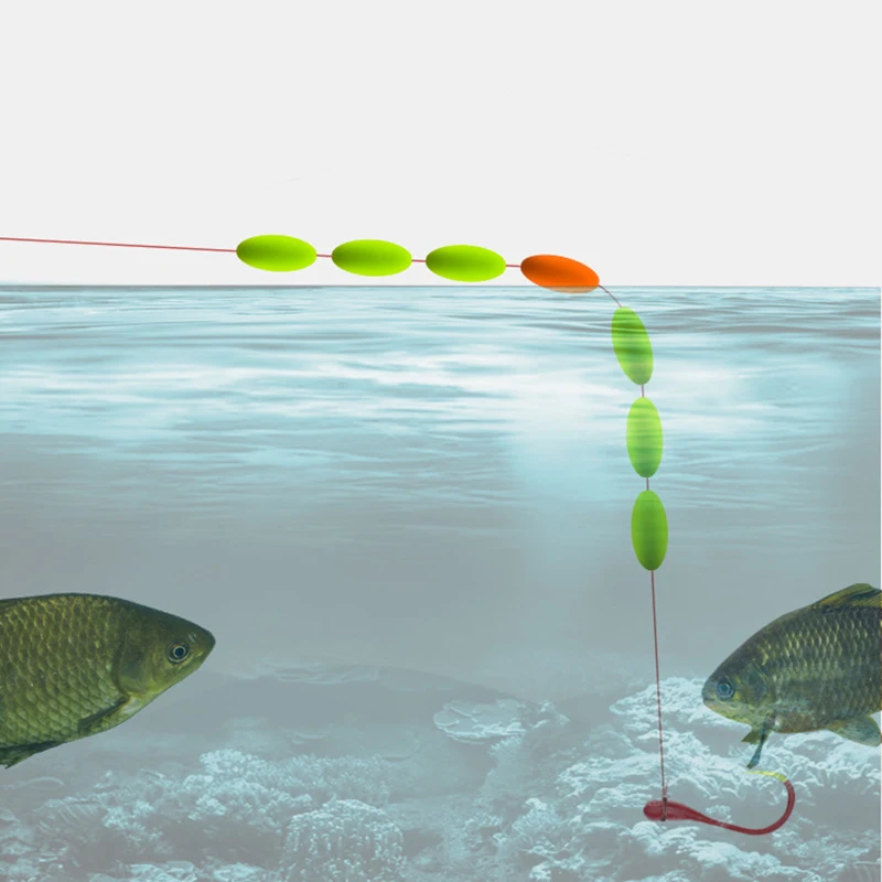 Grupo de sedal de pesca de nailon, sedal Invisible con anzuelos flotantes de siete estrellas, fuerte tensión, duradero, Linha Multifilamento - imagen 3
